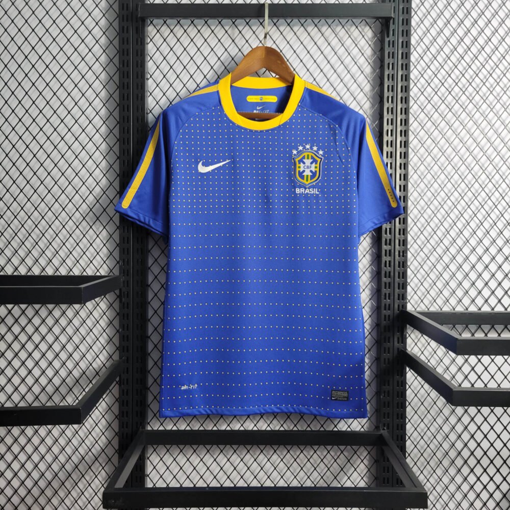2010 Retro Brazil Away Football Shirt-NO.11 Ball