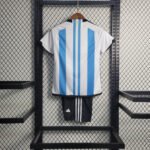 2022 Argentina Home Football Shirt Kids Size-NO.11 Ball