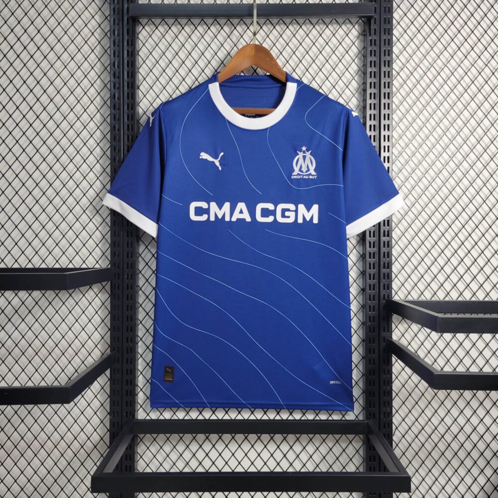 2023/2024 Olympique Marseille Away Football Shirt-NO.11 Ball