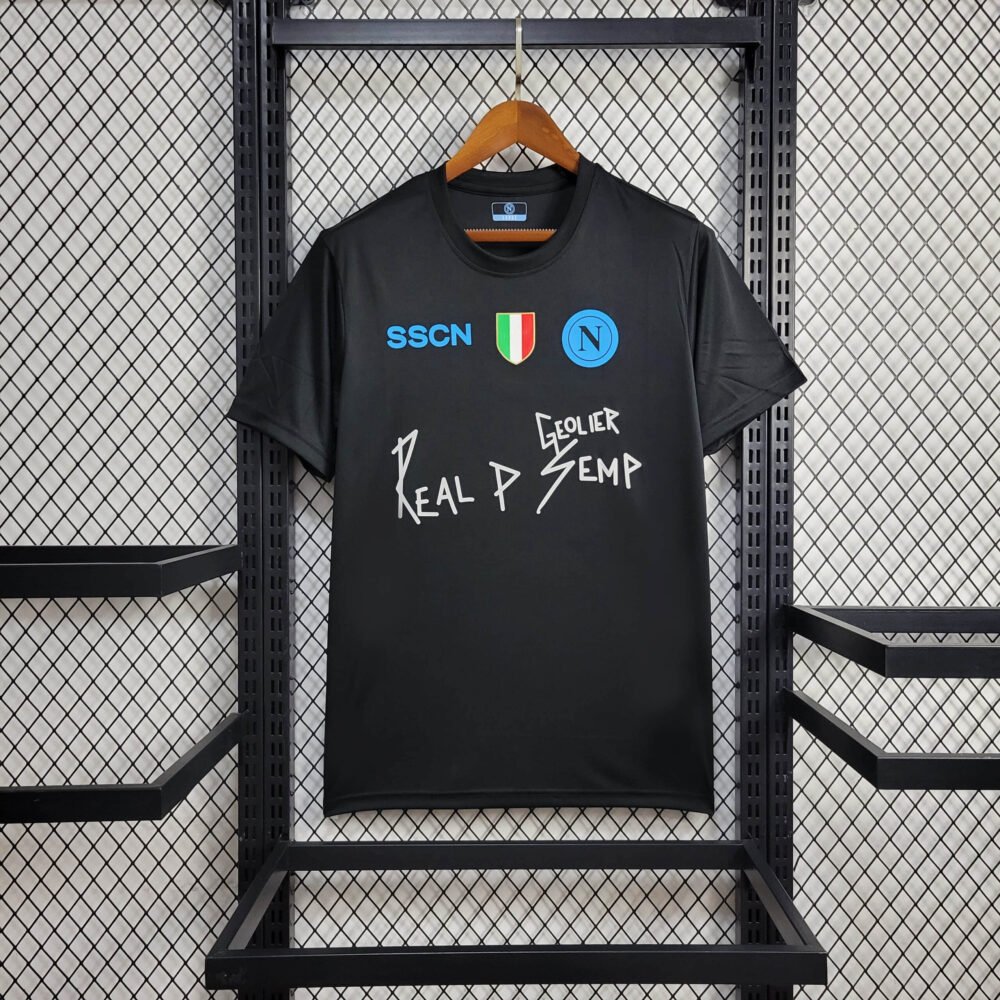 2024/2025 Napoli Black Football Shirt-NO.11 Ball