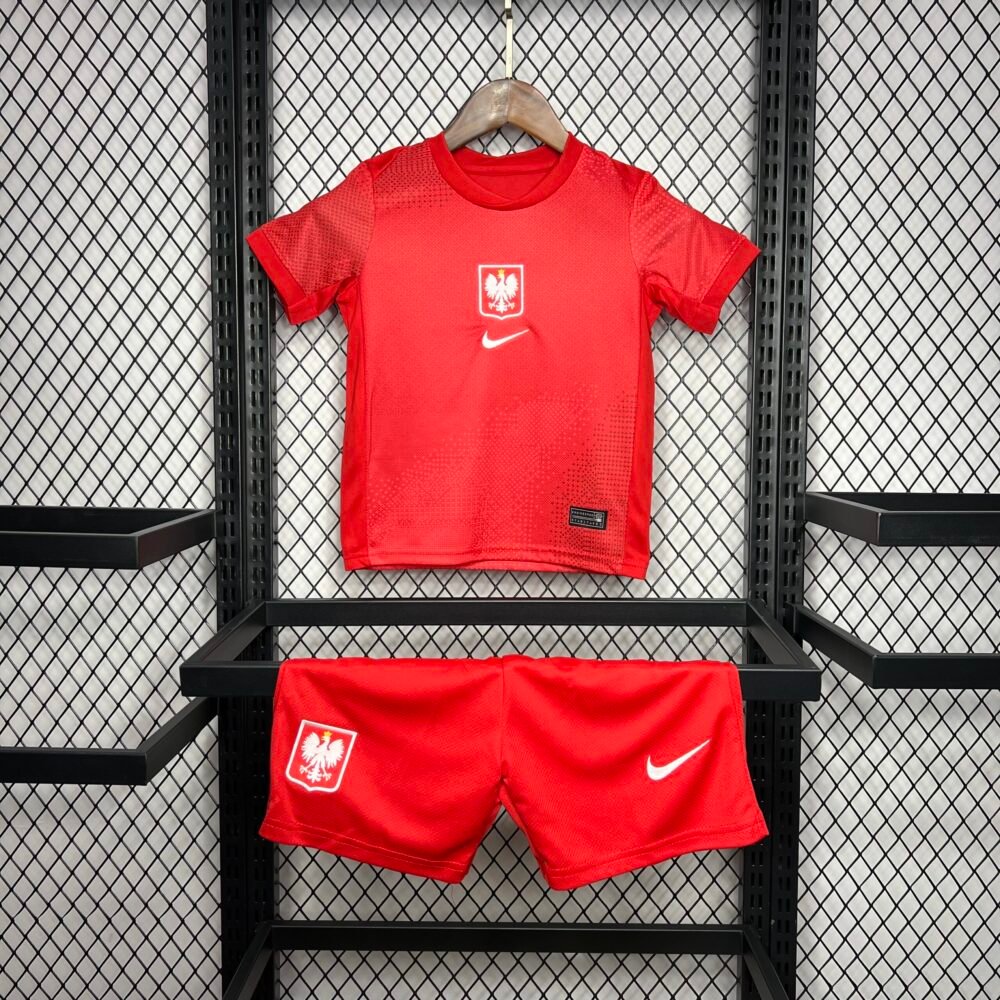 2024 Poland Away Football Shirt Kids Size
