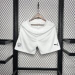 2024/2025 Manchester City Home White Shorts-NO.11 Ball