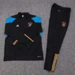 2023 Germany Half-Pull Training Suit Black Football Shirt Set-NO.11 Ball