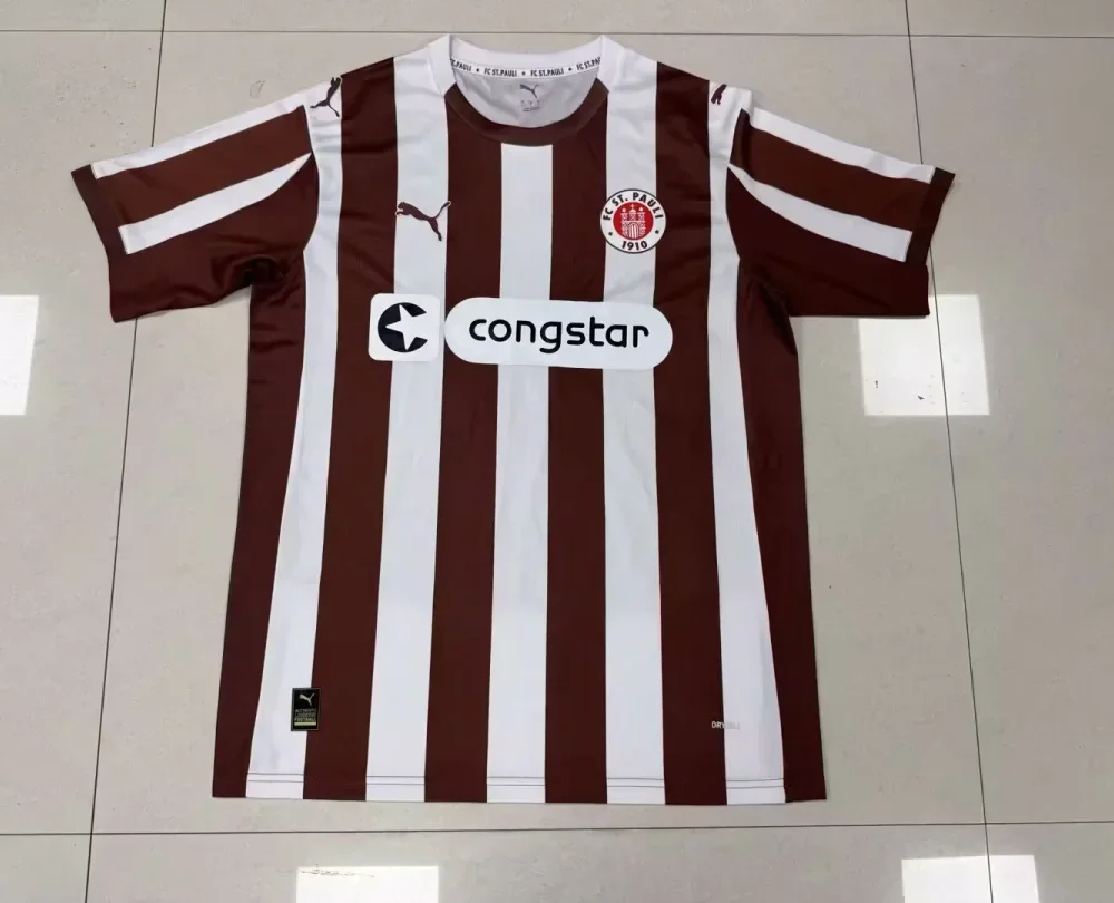 2025/2026 St Pauli Home Football Shirt 1:1 Thai Quality
