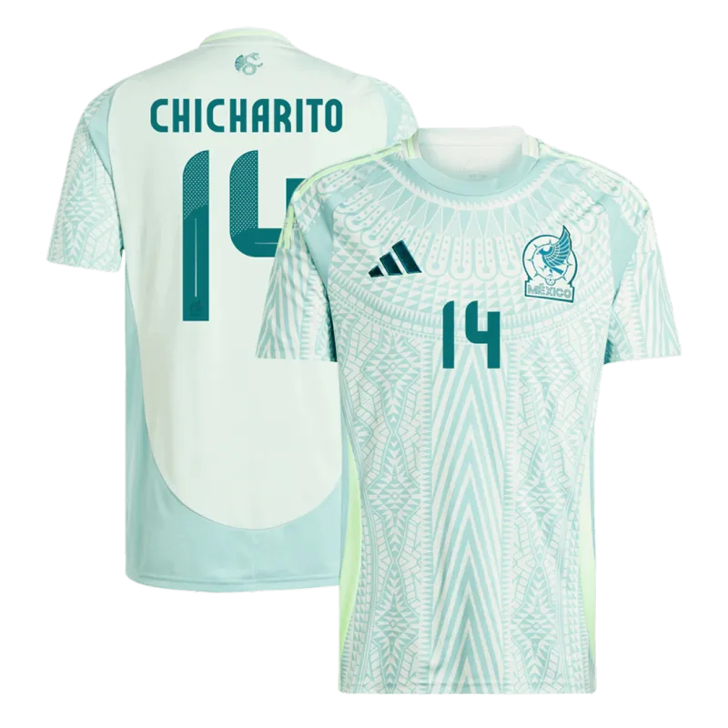 CHICHARITO #14 Mexico Away Soccer Jersey Copa America 2024