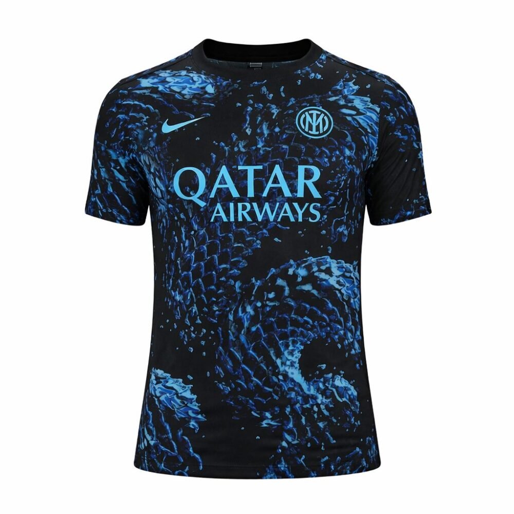 Inter Milan Pre Match Top - Blue Soccer Jersey 2025/26