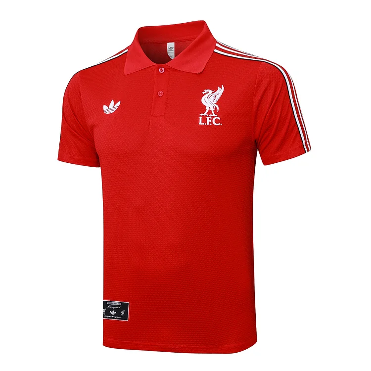 Liverpool Training Polo  Red Soccer Jersey 2025/26