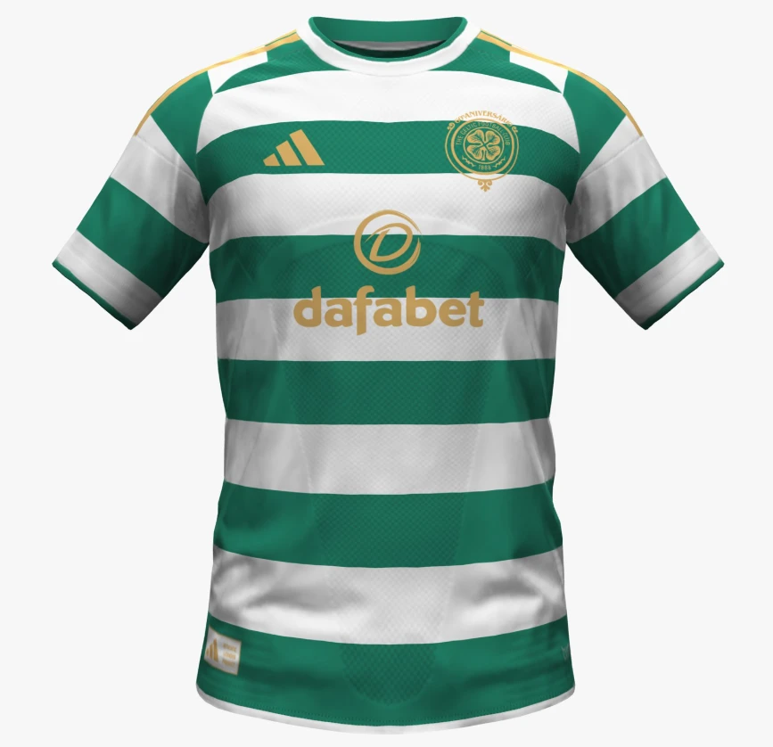 Celtic 60th Anniversary Championship Kit  Soccer Jersey 2026/27