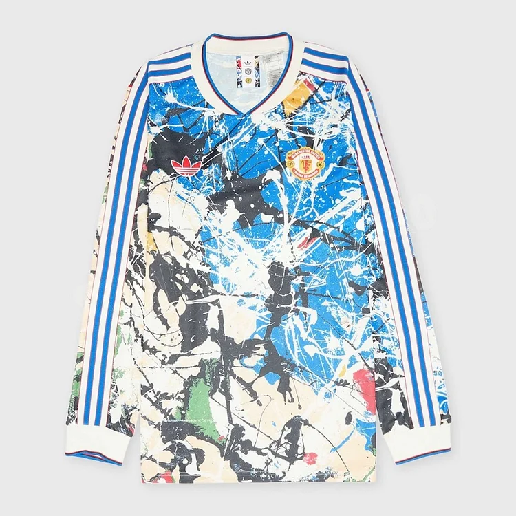 Manchester United Stone Roses Long Sleeve Soccer Jersey 2026/27