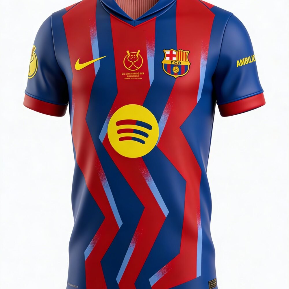 Barcelona SUPERCOPA  Fourth Kit Soccer Jersey 2025/26