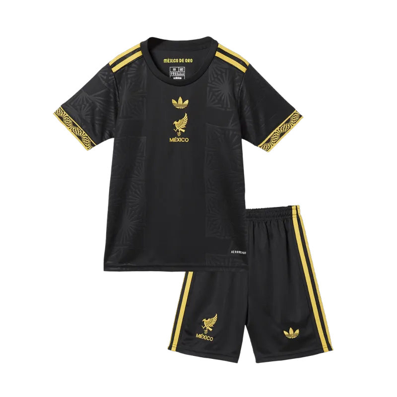 Mexico Third Away Kids Soccer Jerseys Kit 2025 – Gold Cup