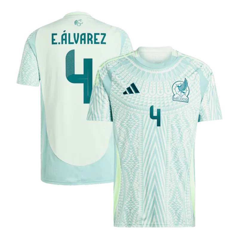 E.ÁLVAREZ #4 Mexico Away Soccer Jersey Copa America 2024