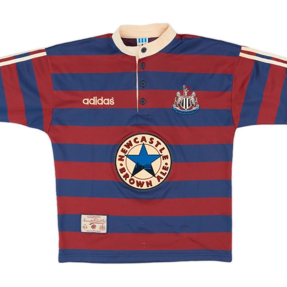 Newcastle United Remake Away Kit Soccer Jersey  1995