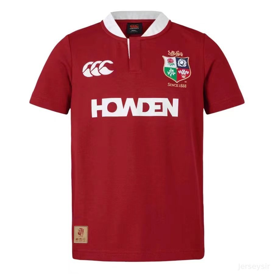 2025 British & Irish Lions Rugby Shirt Red S-5XL