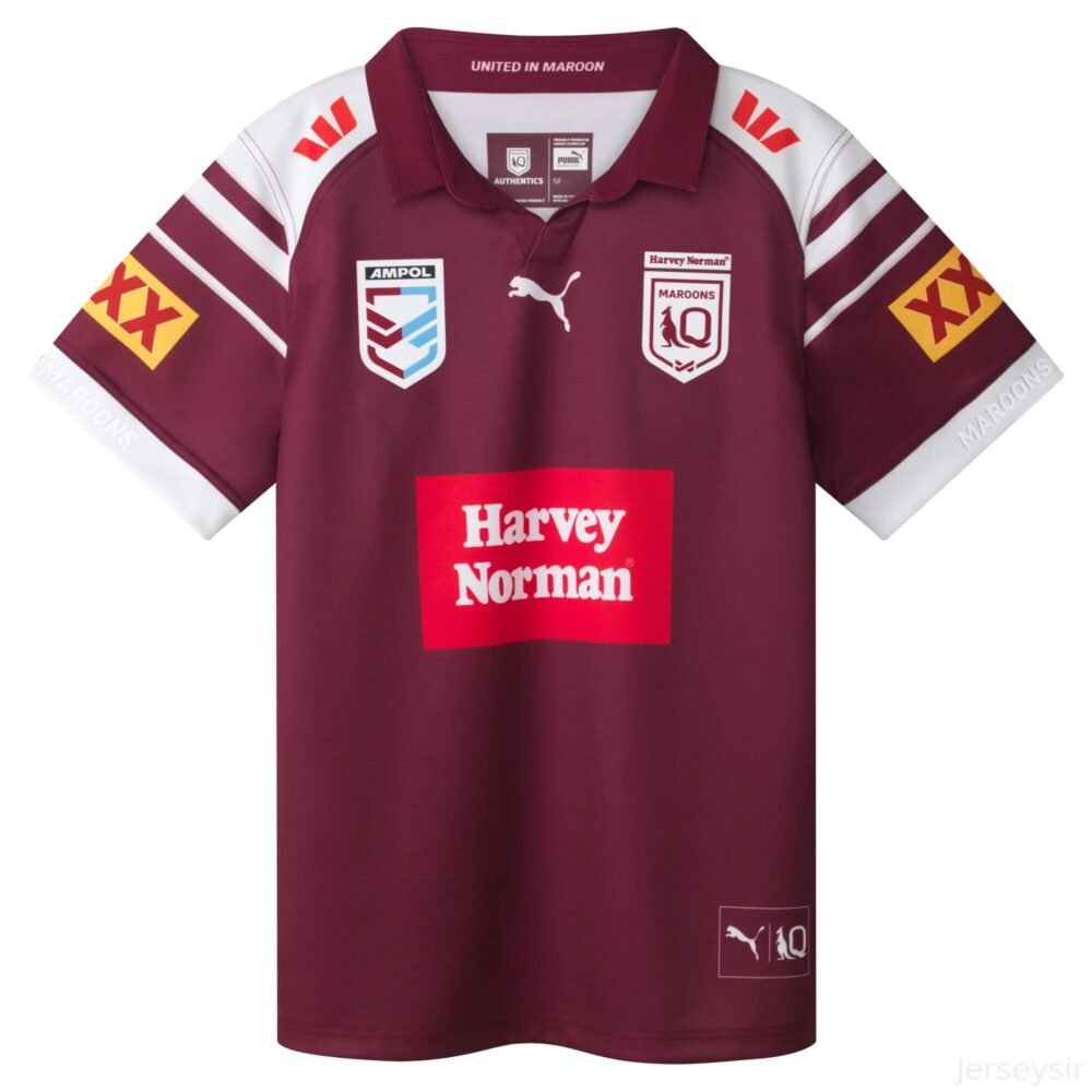QLD Maroons State of Origin rugby away shirt 2025