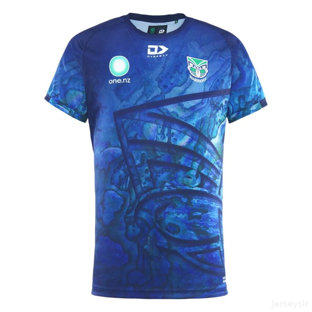 Warriors rugby shirt blue 2025