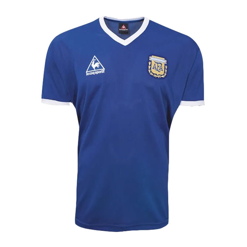 Vintage Soccer Jerseys Argentina Away Jersey Shirts 1986