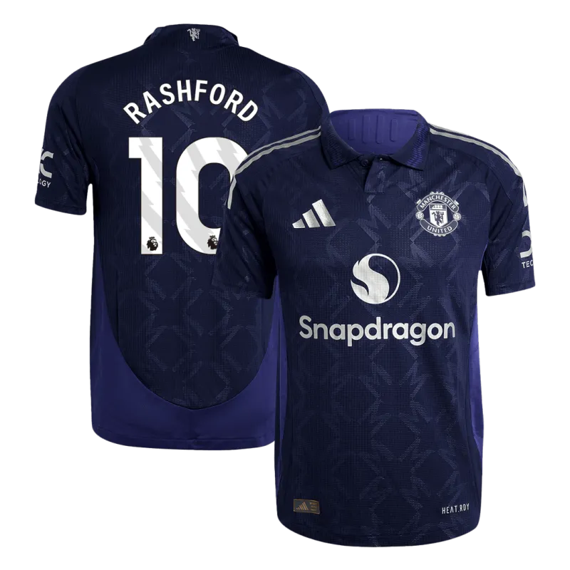 RASHFORD #10 Manchester United Away Authentic Soccer Jersey 2024/25