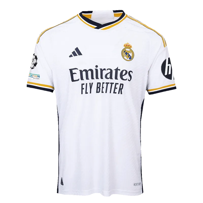 Real Madrid Home Authentic Soccer Jersey 2023/24 – UCL
