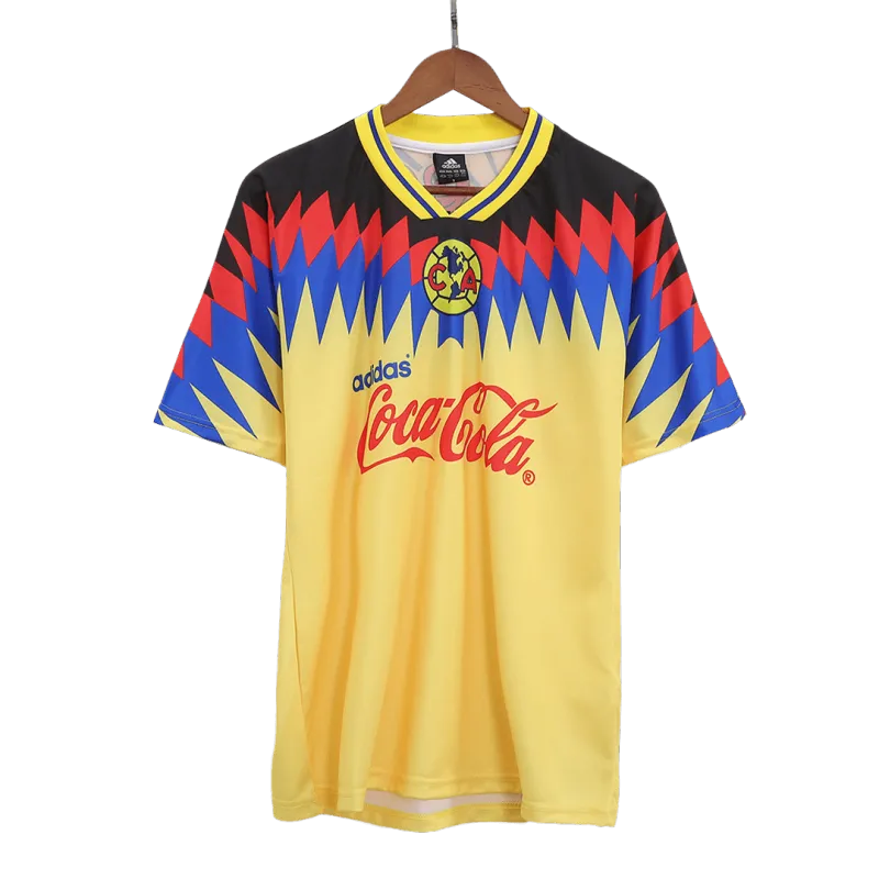Vintage Soccer Jerseys Club America Home Jersey Shirts 1995