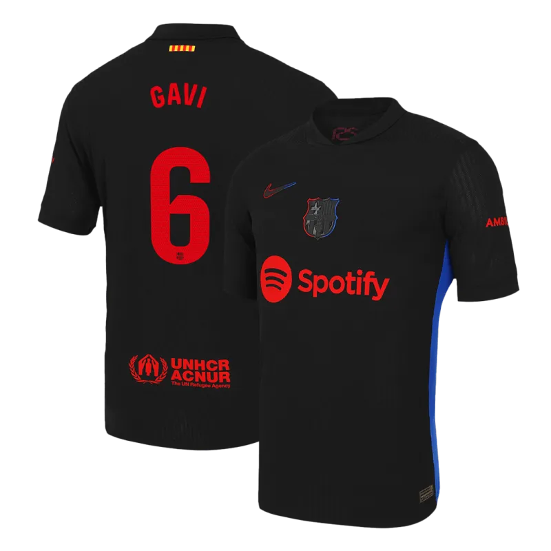 GAVI #6 Barcelona Away Authentic Soccer Jersey 2024/25