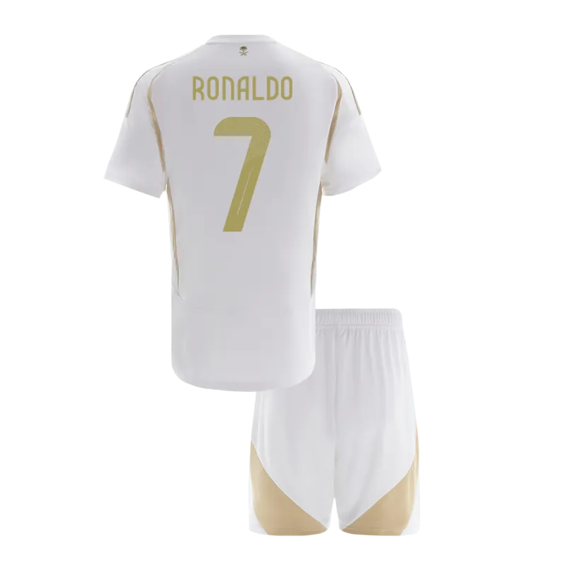 RONALDO #7 Al Nassr Third Away Kids Soccer Jerseys Kit 2024/25 – ACL