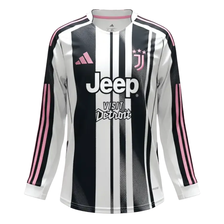 Juventus Home Long Sleeve Jersey 2025/26
