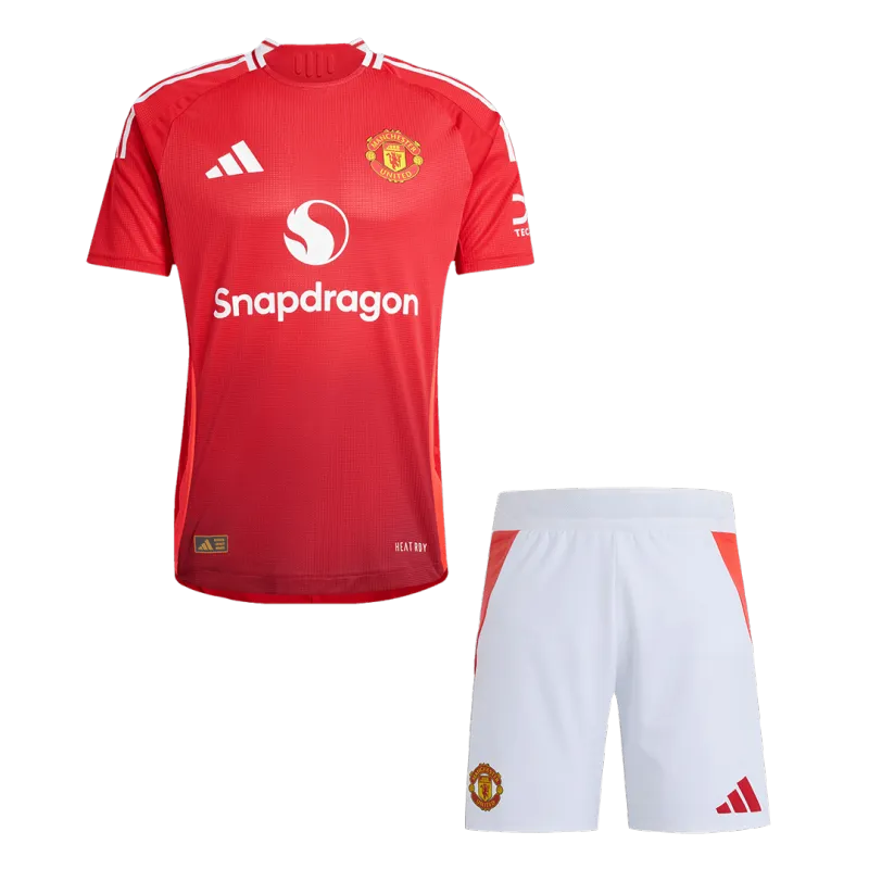 Manchester United Home Authentic Jerseys Kit 2024/25