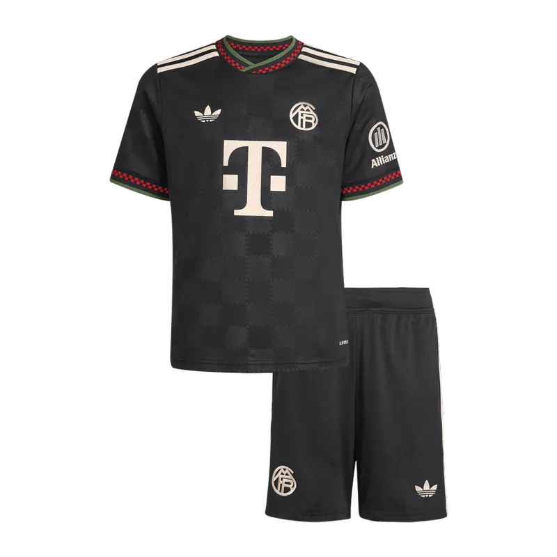 Bayern Munich Third Away Kids Soccer Jerseys Kit 2025/26