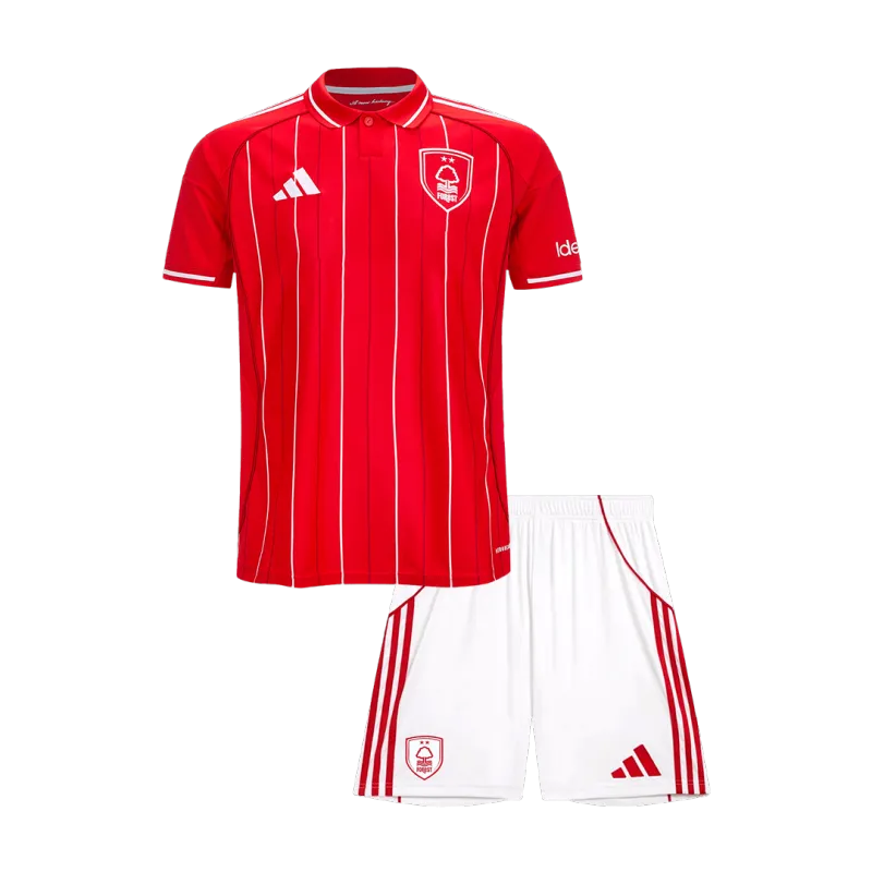 Nottingham Forest Home Kids Soccer Jerseys Kit 2025/26