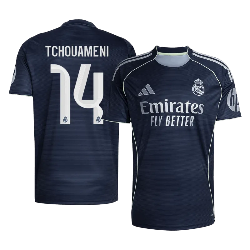 TCHOUAMENI #14 Real Madrid Away Soccer Jersey 2025/26