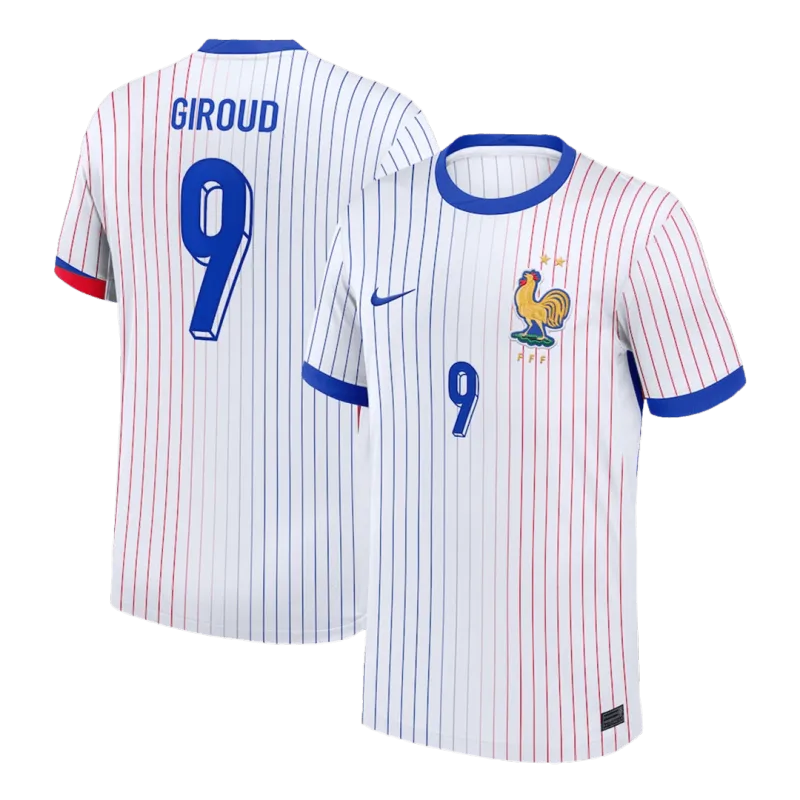 GIROUD #9 France Away Soccer Jersey EURO 2024
