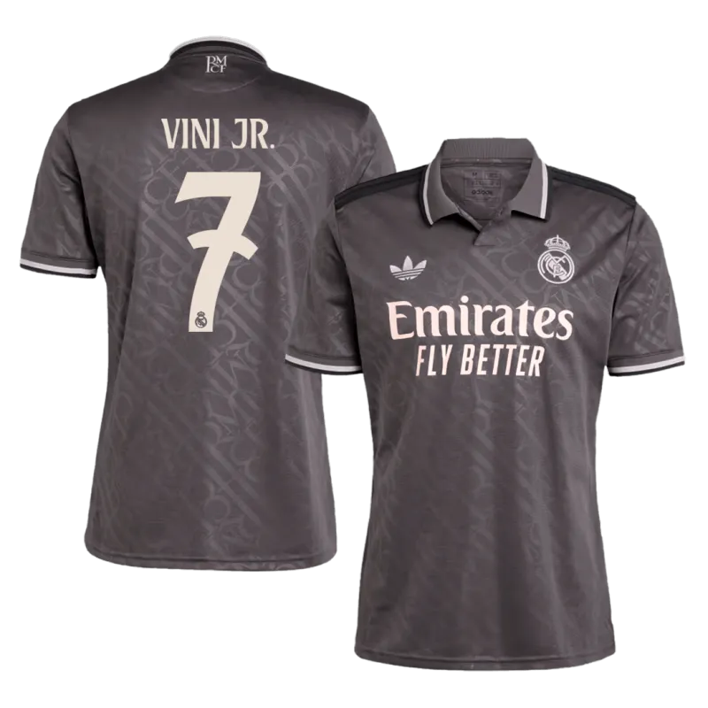 VINI JR. #7 Real Madrid Third Away Soccer Jersey 2024/25