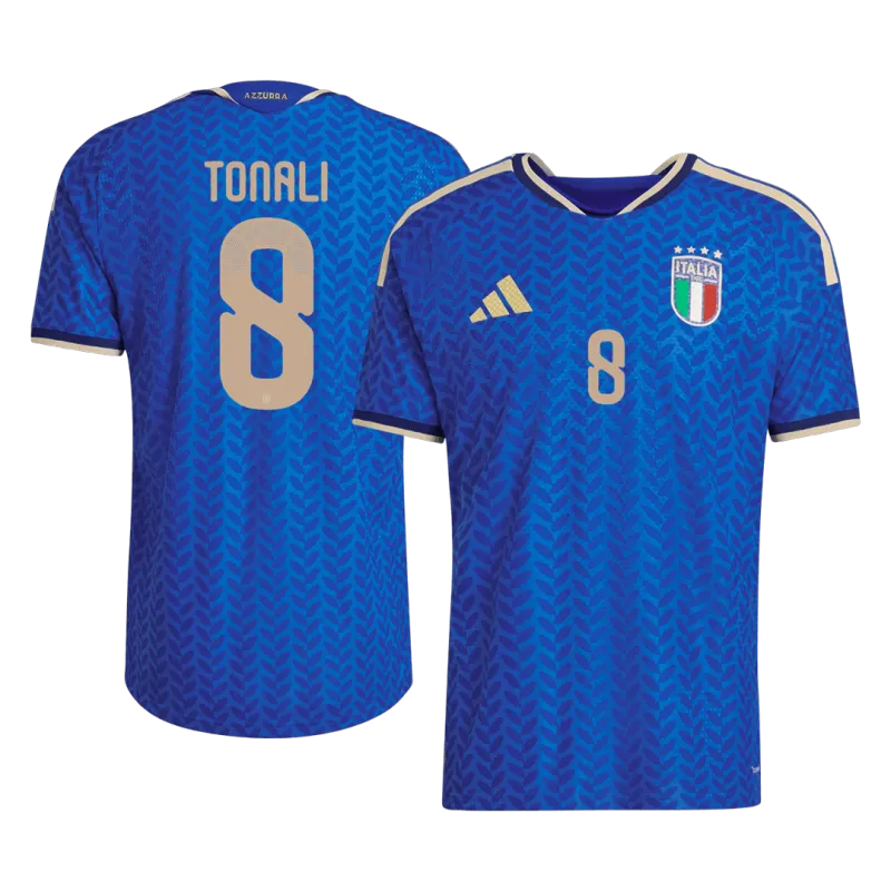 TONALI #8 Italy Home Player Version Jersey World Cup 2026