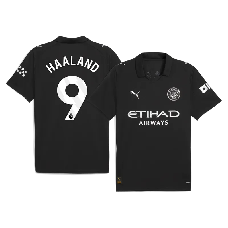 HAALAND #9 Manchester City Away Soccer Jersey 2025/26
