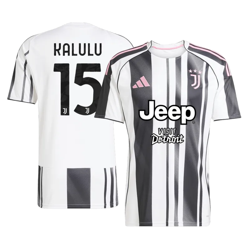 KALULU #15 Juventus Home Soccer Jersey 2025/26