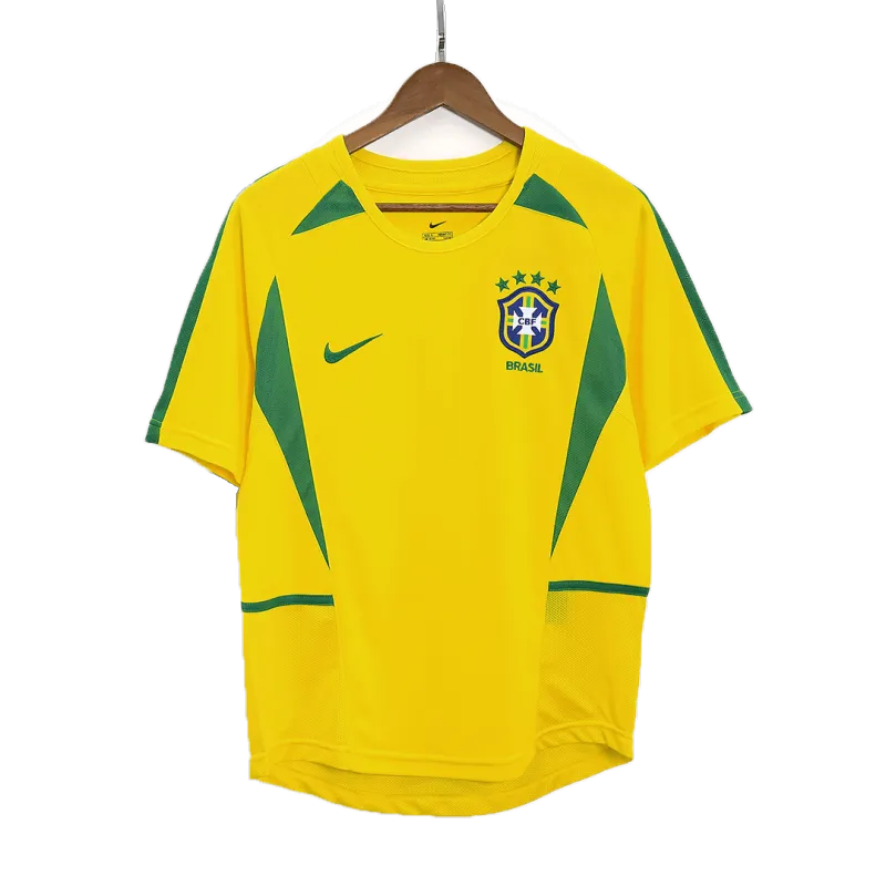 Vintage Soccer Jersey Brazil Home 2002/03