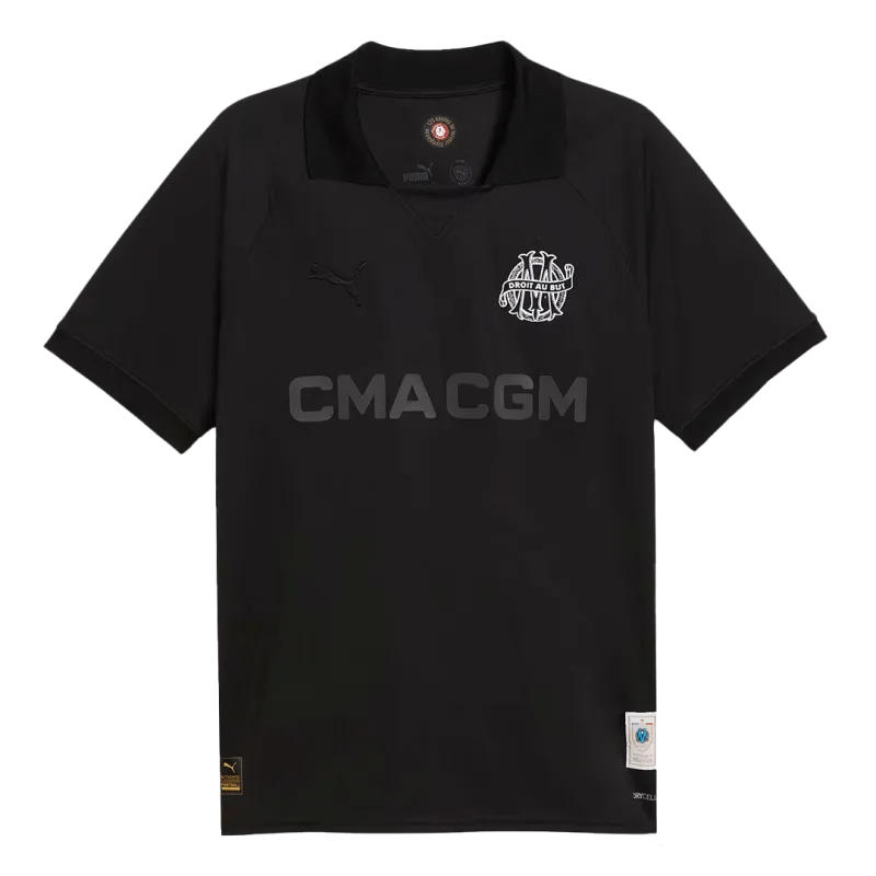Marseille Goalkeeper Soccer Jersey 2024/25 Black – 125th Anniversary