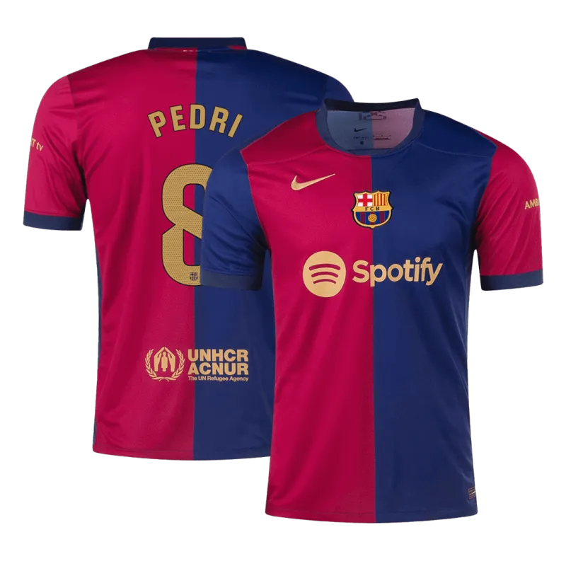 PEDRI #8 Barcelona Home Soccer Jersey 2024/25