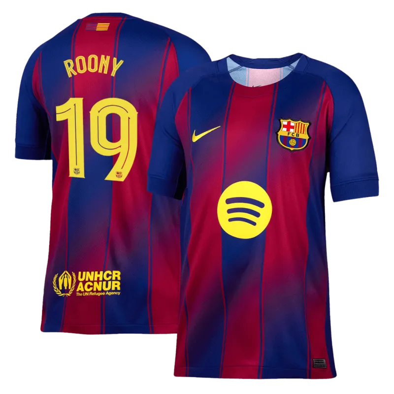 ROONY #19 Barcelona Home Soccer Jersey 2025/26 -UCL