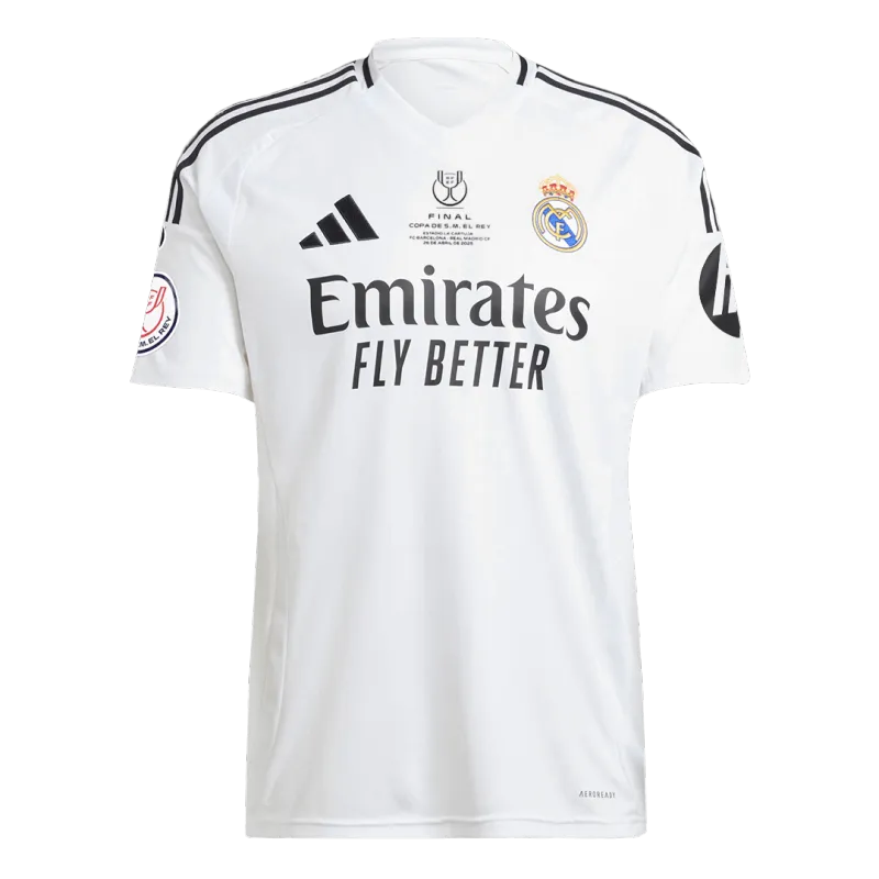 Real Madrid Home Soccer Jersey 2024/25 – Copa del Rey Final