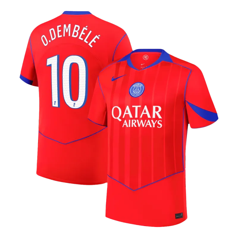 O.DEMBÉLÉ #10 PSG Third Away Soccer Jersey 2025/26