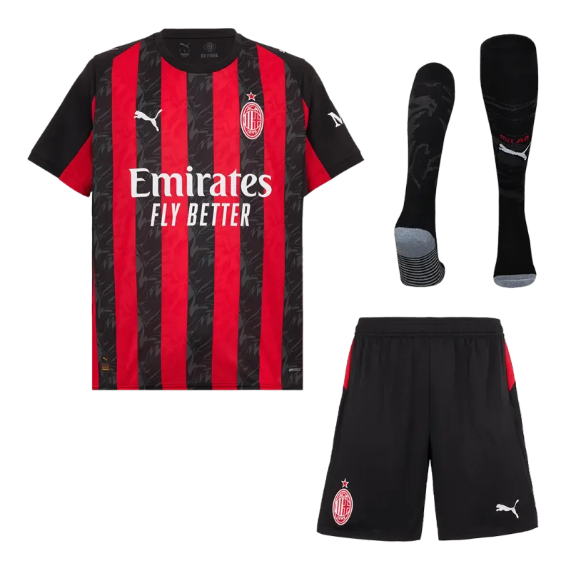 AC Milan Home Jerseys Full Kit 2025/26
