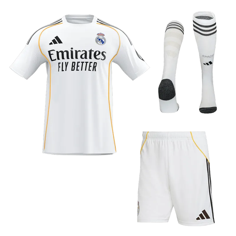 Real Madrid Home Jerseys Full Kit 2025/26