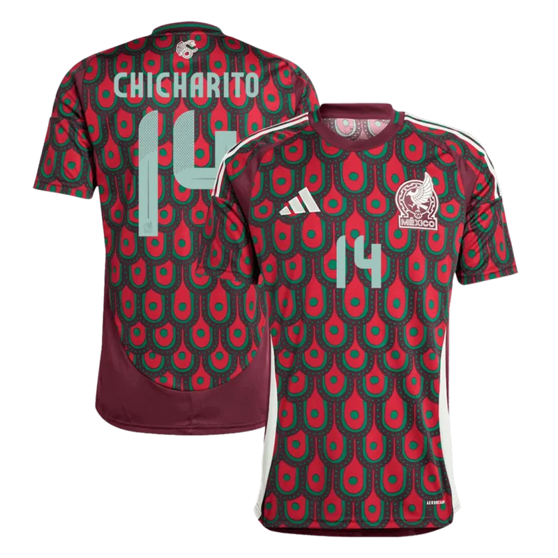 CHICHARITO #14 Mexico Home Soccer Jersey Copa America 2024
