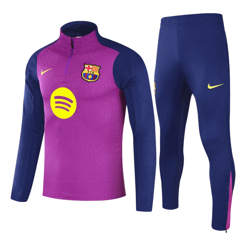 Barcelona 1/4 Zip Tracksuit 2025/26 Purple
