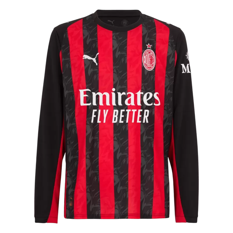 AC Milan Home Long Sleeve Jersey 2025/26