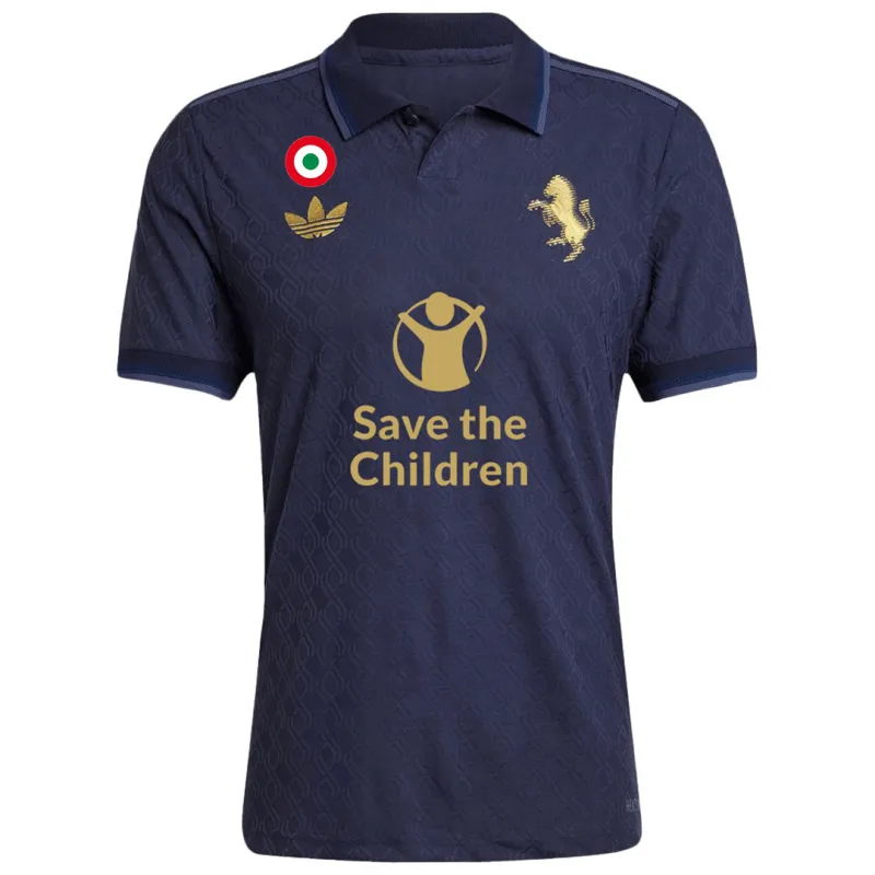 Juventus Third Save Children Sponsor Match Jersey Player Version 2024/25