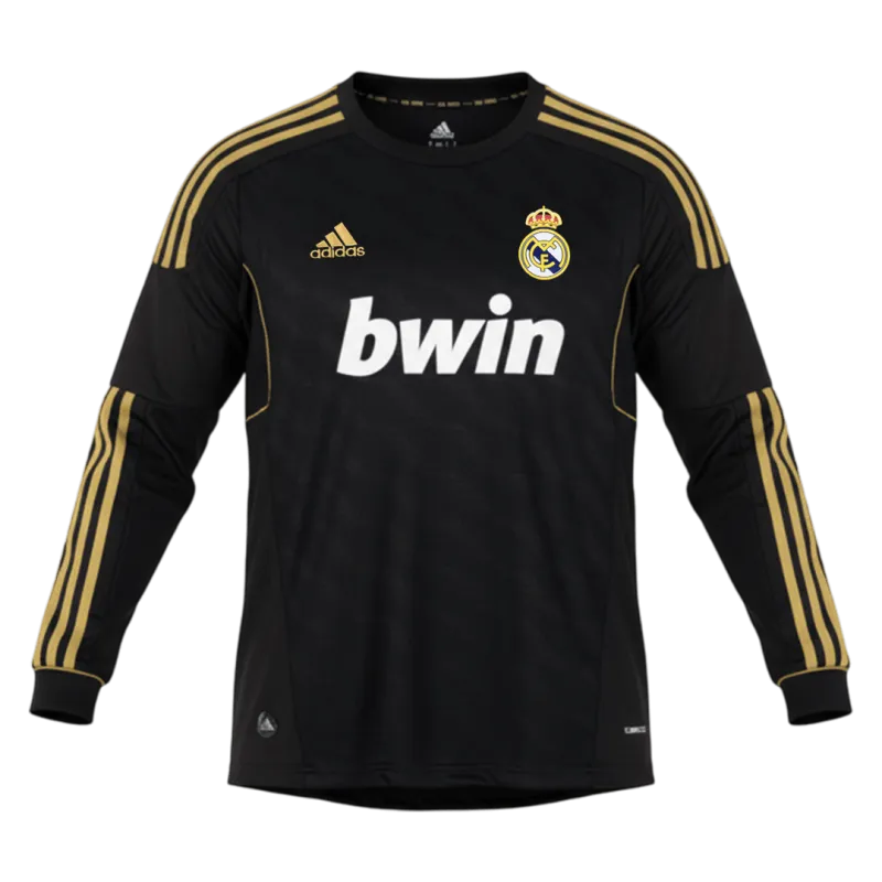Retro Soccer Jersey Real Madrid Away Long Sleeve 2011/12