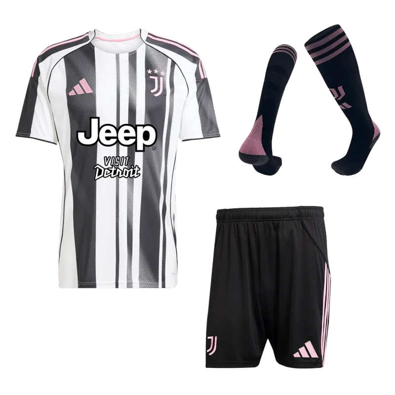 Juventus Home Jerseys Full Kit 2025/26